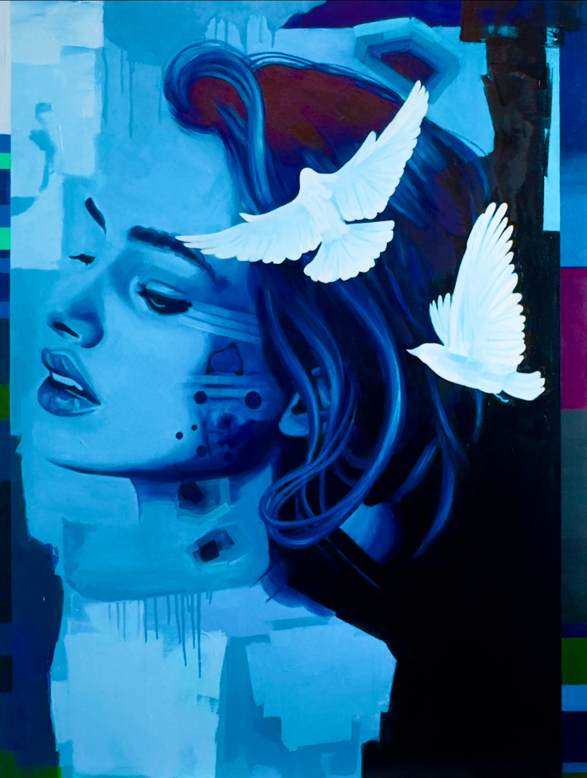 “Fantasies In Bloom” 36x48