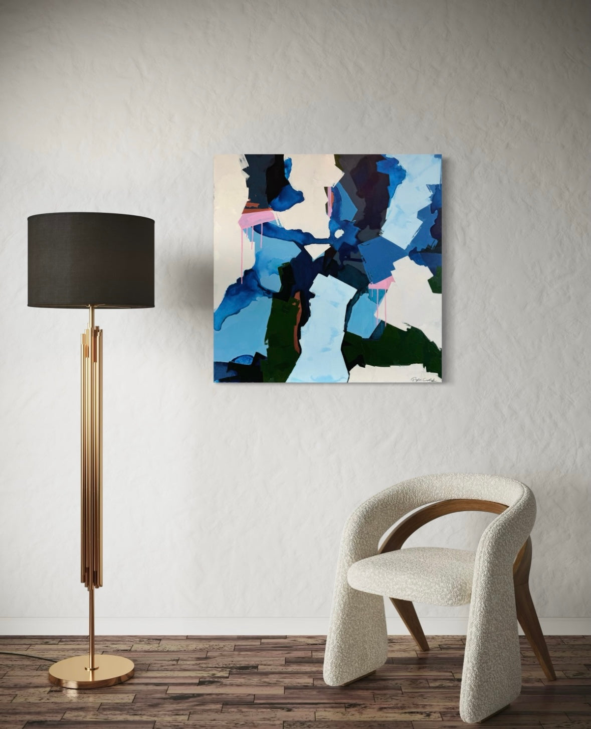 "Echoes In The Moonlight" 36x36